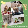 PawHut 26cm Cat Scratching Post, Mushroom-Shaped Cat Post with Toy Balls, Feather, Sisal Scratch Post for Indoor Cats - Natural tone and green
