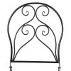 Outsunny 3 Piece Garden Bistro Set with Coffee Table and 2 Folding Chairs, Mosaic Tile Top and Seats, Metal Frame, for Patio Balcony