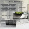 Outsunny 5 Pieces PE Rattan Garden Furniture Set, Wicker Outdoor Furniture Set with Reclining Chairs, Coffee Table, Footstools and Thick Cushions for Balcony, Patio, Grey