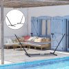 Outsunny 3.1-3.8m Adjustable Universal Hammock Stand Metal Frame Garden Camping Picnic Outdoor Patio Replacement - Stand Only