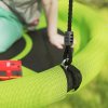 AIYAPLAY Nest Swing Seat for Kids, 100 cm Diameter Tree Swing Set w/ Height Adjustable Hanging Ropes, for Outdoor, Playground, Garden, Green
