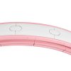SPORTNOW Smart Weighted Hula Hoop for Adults, Hula Ring with 16 Detachable Knots, 360?? Auto-Rotating Ball and Digital Counter, Massage Hula Circle For Weight Loss, Pink