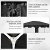 Outsunny 4 m x 3 m Gazebo with Sides, Outdoor Party Tent, Sun Shade Canopy with Mesh Sidewalls, Dark Grey