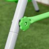 Outsunny Kids Swing Set Baby Swing, Indoor Outdoor Nursery Swing, with Safety Seat Belt, Support Back, for Toddlers 6-36 Morths - Green