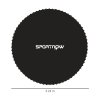 SPORTNOW Trampoline Replacement Mat with Eight Rows of Stitching, Spring Pull Tool, 72 V-Hooks, for 12ft Trampoline, Using 14cm Springs, Trampoline Jumping Mat, Black