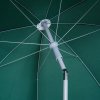 Outsunny 2.2m Beach Umbrella, Portable Parasol with Tilting Function, Outdoor Sunshade Shelter with 8 Ribs for Garden, Pool and Patio, Green