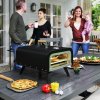 Outsunny Outdoor Tabletop Gas Pizza Oven with 12