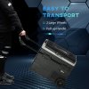 Outsunny 50L Car Refrigerator, Portable Compressor Cooler Box, Fridge Freezer w/ Inner LED Light, Foldable Handles, Cup Holders, 12/24V DC and 110-240V AC for Campervan RV Boat Travel Down to -20°C