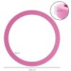 SPORTNOW 12FT Trampoline Spring Cover, Plastic Trampoline Pad Replacement with Elastic Cord, Waterproof, UV Resistant and Tear-Resistant, Pink