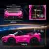 AIYAPLAY Maserati GT2 Licensed 12V Electric Car for Kids, Kids' Electric Ride on with Suspension System, Remote Control, USB, Music, Horn, Lights, Auxiliary Wheels, for Ages 3-5 Years, Pink