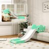 AIYAPLAY Sofa Slide for Kids, Toddler Slide with 130cm Extended Length, Non-Slip Pads, Indoor Kids Slide for Sofa, Bed, Stairs, Easy Assemble & Storage, Green