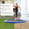 HOMCOM 10FT Trampoline Pad, 305cm Trampoline Accessories Surround Safety Pad Foam Padding Pads Replacement Spare, Blue