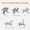 HOMCOM Multi-Functional Dumbbell Weight Bench Adjustable Sit-Up Stand for Home Gym