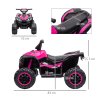 HOMCOM 12V Electric Quad Bike for Kids Ride On Car Toy, with Forward Reverse Functions, LED Headlights, Music, for Ages 3-5 Years - Pink