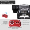HOMCOM Mercedes Benz G500 Licensed 12V Kids Electric Ride On Car  Toy with Parental Remote Control Battery-powered 2 Motors Music Lights MP3 for 3-8 Years Old Black