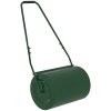 Outsunny 63 L Heavy Duty Water Or Sand Filled 30cm Garden Steel Lawn Roller Drum - Dark Green
