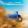 AIYAPLAY Honda Licensed Kids Electric Quad Bike, 6V Ride On Car ATV Toy, with LED Light, Horn, for 1.5-3 Years, Blue