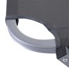 Outsunny Sun Lounger Relaxed Recliner with 5-Position Adjustable Backrest Aluminium Frame for Pool or Sun Bathing Light Grey