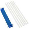 PawHut Dog Agility Equipment Training Adjustable Obstacle Course Set with 6 Weaves Poles Storage Bag for Pet Outdoor Games Exercise