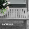 Outsunny 4 Pieces Garden Furniture Set with Cushions, Wooden Garden Sofa Set with 1 Loveseat, 2 Armchairs and 1 Coffee Table, Outdoor Table and Chairs for Conservatory, Balcony, Patio, Light Grey