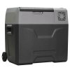 HOMCOM Car Refrigerator, Portable 12/24V Compressor Fridge Freezer, Electric Cooler Box Down to -20°C for Camping, (50 L)