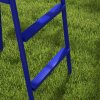Outsunny 4 in 1 Garden Swing Set, Metal Kids Swing Set w/ Double Swings, Glider, Slide, Ladder, for Outdoor Play - Multicoloured