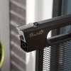 PawHut Pressure Fit Safety Gate for Doorways and Staircases, Dog Gate w/ Auto Closing Door, Pet Barrier for Hallways w/ Double Locking, Openings 75-82 cm - Black