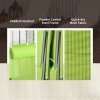 Outsunny Set of 2 Outdoor Foldable Sun Loungers, Adjustable Backrest Garden Recliner Sun Lounger Chair with Headrest Pillow, Green