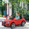 HOMCOM Mercedes Benz GLA Licensed 6V Kids Electric Ride On Car Toy with Remote Control Music Headlight for 3 Years Old Red