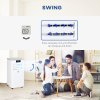 HOMCOM 7000 BTU Air Conditioning Unit, 3-in-1 Portable Air Conditioner, Dehumidifier, Cooling Fan with Remote Control, LED Display, 2 Speeds, 24H Timer, Window Venting Kit, 15m²