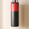 SPORTNOW 3ft Unfilled Punching Bag Set with Boxing Bag Bracket, Heavy Bag with Boxing Gloves, Hand Wraps, 360° Swivel Hook