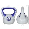 SPORTNOW Kettlebell, 6kg Kettle Bells with Handle for Home Gym Weight Lifting and Strength Training, Purple and Grey