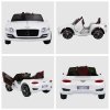 HOMCOM Bentley GT Licensed 12V Electric Car for Kids, Kid's Electric Ride on with Remote Control, Ride on Car with LED Lights, Music, for 3-5 Years, White