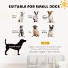 PawHut Dog Pen, 2 Panel Puppy Pen, Portable, Detachable, For Small Dogs, 60cm Tall, Black