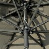 Outsunny 2.7m Patio Garden Umbrella Outdoor Parasol Outdoor Market Table Umbrella with Tilt Crank and 24 LEDs Lights (Grey)