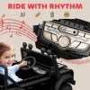 AIYAPLAY Land Rover Licensed Electric Car for Kids, 12V Battery-Powered Kids Ride On Car with Remote Control, Music, Horn, Suspension Wheels, LED Lights, Off-Road Toy for 3-5 Years Old, Black