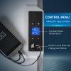 HOMCOM Car Refrigerator, Portable 12/24V Compressor Fridge Freezer, Electric Cooler Box Down to -20°C for Camping, (50 L)