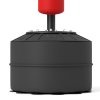 HOMCOM 3-in-1 Boxing Punching Bag Free Standing with 2 Speed Balls, 360 Degree Relax Bar, PU-Wrapped Boxing Bag and Fillable Base, 160-230cm Adjustable Height, Red