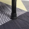 HOMCOM 101 Mini Fitness Trampoline Home Gym Yoga Exercise Rebounder Indoor Outdoor Jumper with Safety Pad, Support Up to 100 KG, Blue and Black