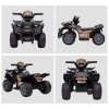HOMCOM 6V Kids Electric Ride on Car Toddlers Quad Bike All Terrain Vehicle Toy With Music for 18-36 months Black
