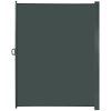 Outsunny Retractable Sun Side Awning Screen Fence Patio Garden Wall Balcony Screening Panel Outdoor Blind Privacy Divider (3x2M, Grey)