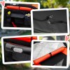 PawHut Dog Stroller Pet Pram Dog Pushchair Buggy with Adjustable Canopy for Medium and Large Breeds, Red