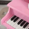 HOMCOM 30 Keys Kids Keyboard Piano Mini Piano Set Grand Piano with Music Stand and Bench Pink