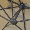 Outsunny 4.6m Garden Parasol Double-Sided Sun Umbrella Patio Market Shelter Canopy Shade Outdoor with Cross Base - Khaki