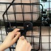 PawHut Dog Guard for SUVs, Vehicles, Vans, Car Barrier with Adjustable Width, Foldable Headrest, Mesh Dog Guard for Travel, Black