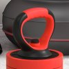 SPORTNOW 4-in-1 Adjustable Weight Dumbbells Set, Used as Barbell, Kettlebell, Push up Stand, Free Weights Set for Men and Women Home Gym Training, 20KG, Red