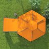 Outsunny Automatic Pop Up Camping Tent, Instant Setup 2-4 Man Tent with Mesh Windows, Waterproof & UV30+, Portable with Carry Bag for Fishing, Hiking, Backpacking, Orange
