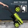 DURHAND 1800W High Pressure Washer, 150 Bar Pressure, 510 L/h Flow, High-Performance Portable Power Washer Jet Wash Cleaner with 6M Hose and Hose Reel for Garden, Car, Furniture, Green