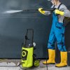 DURHAND 1800W High Pressure Washer, 150 Bar Pressure, 510 L/h Flow, High-Performance Portable Power Washer Jet Wash Cleaner with 6M Hose, Snow Foam Bottle for Garden, Car, Furniture, Green
