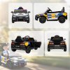 AIYAPLAY Kids Electric Ride on Police Car, 12V Battery Powered Cop Car with Remote Control, Music, Horn, Siren, Flashing Lights, Children Electric Vehicle for 3-5 Years, Multicoloured